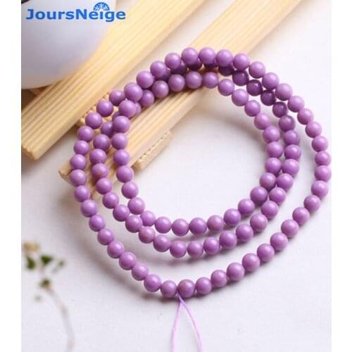 Wholesale Genuine Natural Purple Mica Stone Bracelets Buddha Beads Stone Bracelet Lucky for Women Multilayer Jewelry JoursNeige