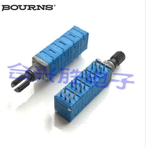 US BOURNS original PTD908 precision potentiometer Octal C20K*8 multi-channel potentiometer shaft length 15MM switch