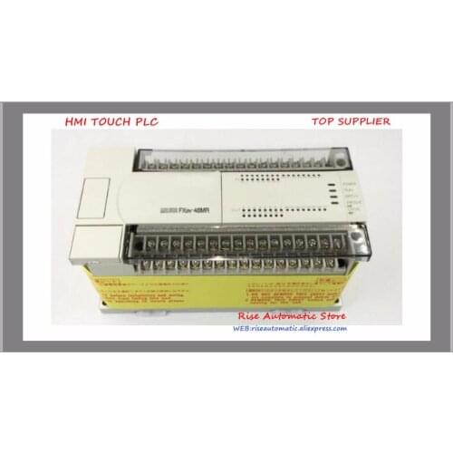 PLC AC 220V FX2N-48MR-001 24 DI 24 DO FX2N-64MR-001 32 DI 32 DO Original New