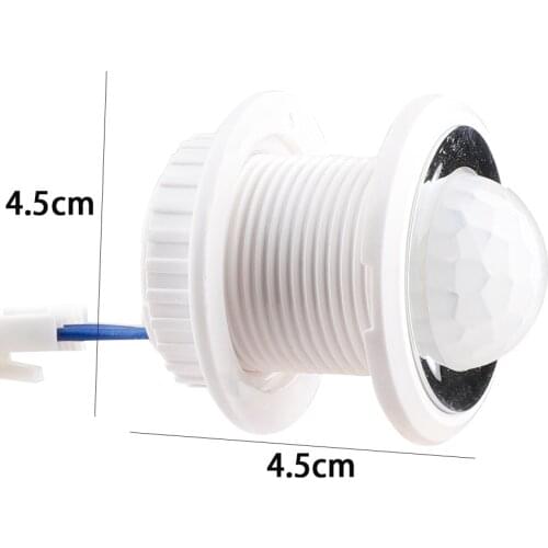 Adjustable Infrared Body Sensor Switch Motion Detector Light Bulb Switch Time Delay for Home Lighting LED Lamp 1pc