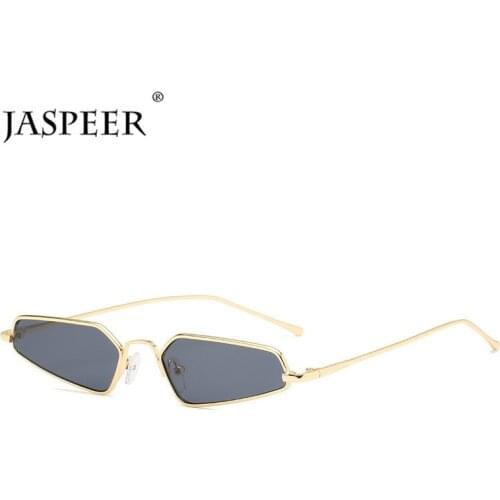 JASPEER Steampunk Irregular Sunglasses Women Punk Sun Glasses Men UV400 Driving Eyeglasses Small Fashion Eyewear