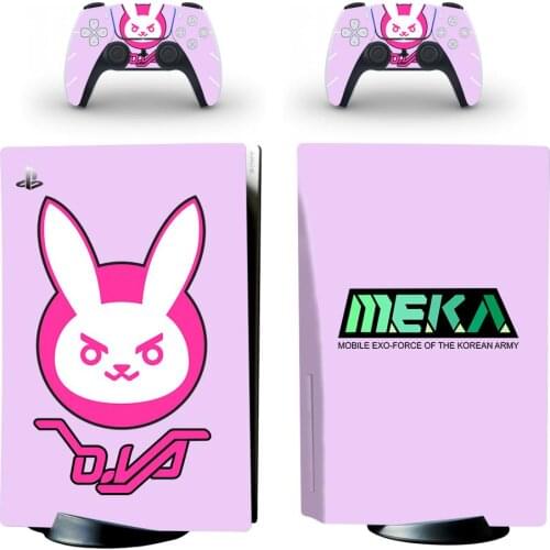 DVA PS5 Standard Disc Edition Skin Sticker Decal Cover for PlayStation 5 Console & Controller PS5 Skin Sticker Vinyl