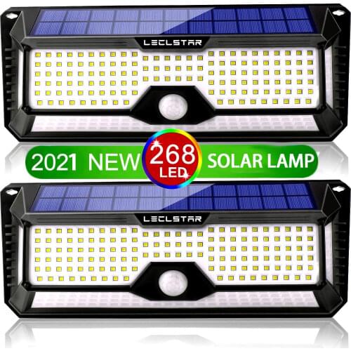 128 268 LED Solar Lighth Outdoor Solar Lamp With Human Body Motion Sensor Solar sunlight Powered Spotlights Garden Decoration