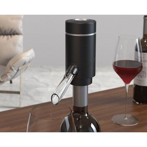 Smart Automatic Spout Decanter ABS Electric Wine Aerator Instant Tools USB Rechargeable Pourer Drinking Kitchen Portable Bar