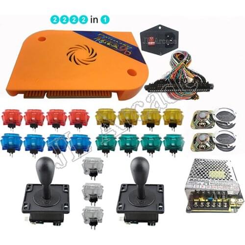 Pandora box 9D 2222 in 1 arcade version whit copy sanwa button,(happ)joystick,power,speakers jamma game board HDMI VGA DIY