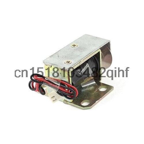 1mm/500g 11mm/100g 7.2W Open Frame Pull Type Solenoid Electromagnet DC 12V