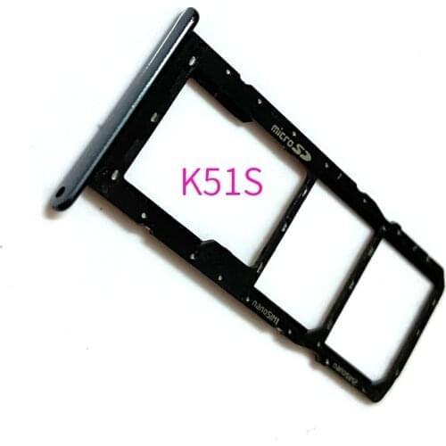 10PCS For LG K41S K51S K61 K42 K52 K62 K22 K11 Plus Sim Card Tray Holder SD Slot Adapters