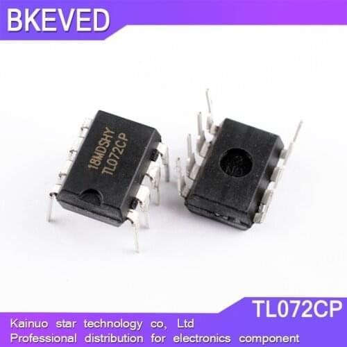 10PCS TL072CP DIP8 TL072 DIP TL072CN DIP-8 new and original IC