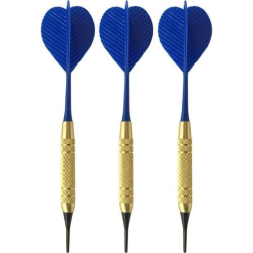 12pcs/set Soft Nylon Tip Darts PC Shaft for Electronic Plastic Dartboard Home Bar Random Color