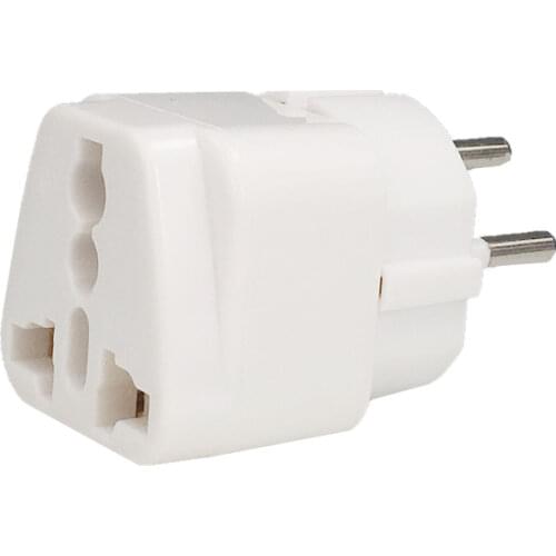 2500W Copper Electrical AC power AU/UK/US/EU Israel AC Power Socket Plug Travel Charger Adapter Converter