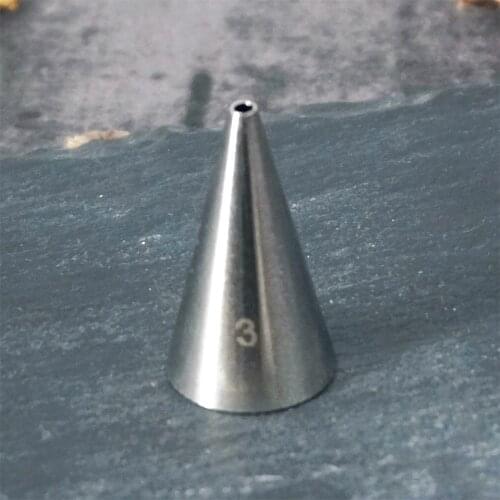 #3 Piping Nozzles Pastry Fondant Cup Cake DIY Chocolate Decorating Baking Tools Write Word Pull line Stainless Steel Icing Tips