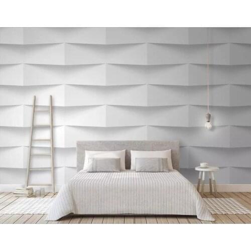 3D abstract concave and convex geometric Nordic background wall decoration wallpaper murals