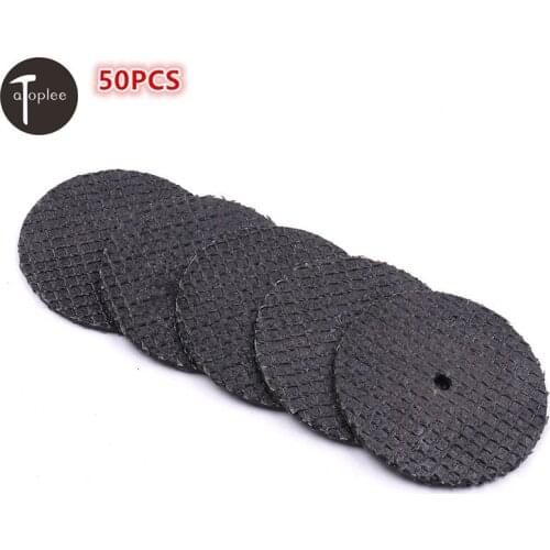 50PCS 60# Grit Mini Resin Round Slices Saw Blade 32mm Blade Shank Resin Cutting Sawing For Dremel Rotary Tools