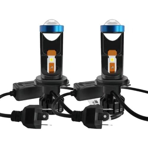 70W/Pair Canbus Auto Car Headlight H4 LED H7 Mini Projector Lens H4 Car Light Automobles Bulb for Hi/Low Beam H7 H4 Lamp 12V LHD