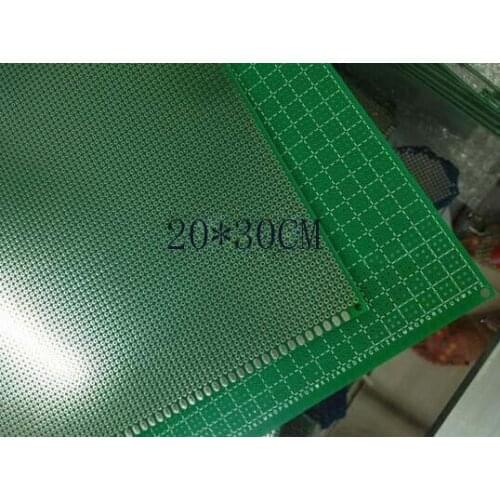 Free shipping 5pcs 20*30cm single Side Prototype PCB Universal Printed Circuit Board PCB manufacture