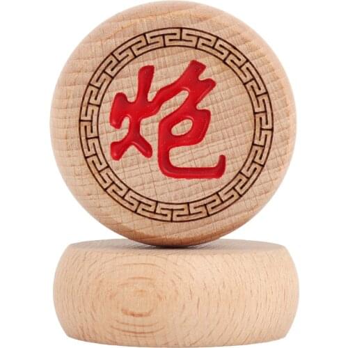 Beech wood carved chess board solid wood natural wood crack resistant childrens entrance large non woven chessboard