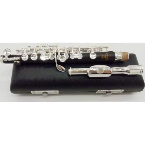 DeXin Professional Piccolo 92 ABS Resin Body Silver-plated Headjoint Keys E Mechanism Instrument Bakelite Student Piccolos Flute