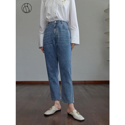 DUSHU Women's Cropped Jeans
