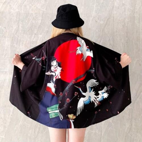 Haori Kimono Women Japanese Japan Clothes Yukata WomenS Kimono Cardigan Japanese Streetwear Shirt Cosplay Summer KimonoFF2021