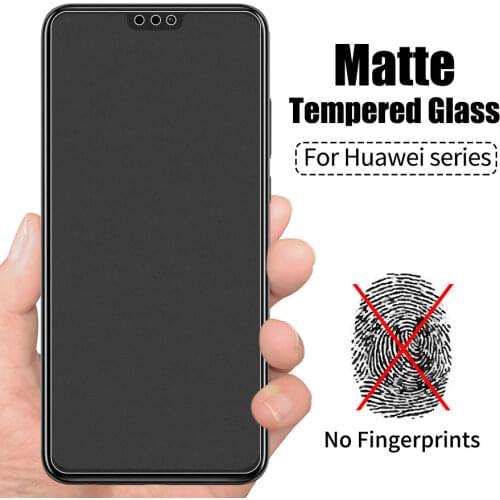 Matte Frosted Tempered Glass for Huawei Honor 8X 10 Mate 20 P smart plus 2019 Screen Protector Film Glass