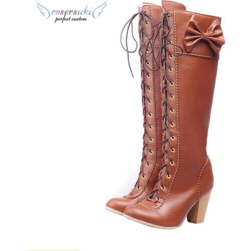 My Next Life as a Villainess: All Routes Lead to Doom! Catarina Claes Cosplay Shoes Boots Professional Handmade