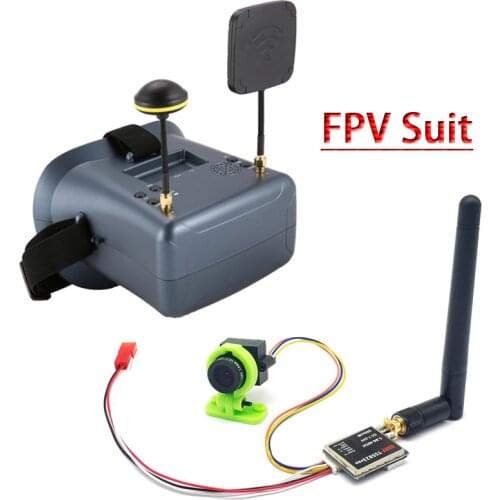 FPV Suit LS-008D 5.8G FPV Googles VR Glasses High Quality 40CH With 2000mA Battery with 600mw transmitter+CMOS 1000TVL camera