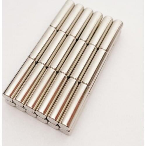 N50 Dia4x10mm Neodymium Iron Boron Magnets Quality Round Super Strong Magnetic Customized Neo Disc Rare Earth DIY Parts NdFeB