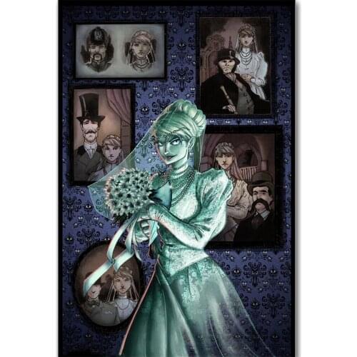 New Diamond Embroidery Horror Bride 5d Diy Diamond Painting Cross Stitch Full Drill Square Round Home Decor Rhinestones Handmade