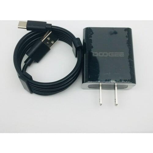 New Original US Standard Doogee S95 Pro Fast Travel Charger Power AC Adapter+Type-C USB Cable for Doogee S95 Phone