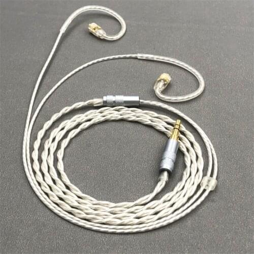 Single crystal copper silver plated wire MMCX A2DC 0.78MM