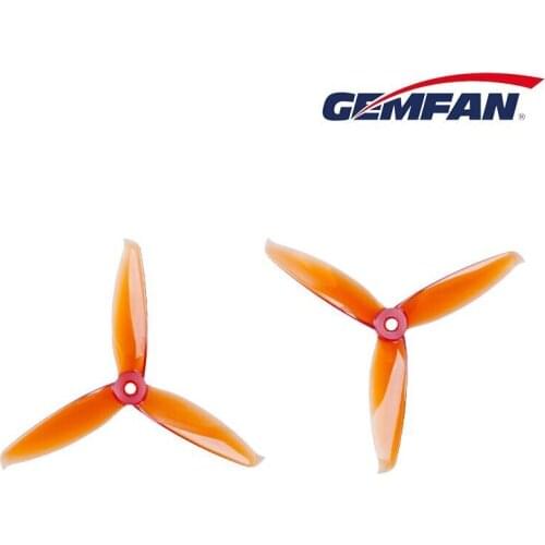 2 Pairs GEMFAN 5152S-3 Props 3 Paddle Propeller 5.1*5.2 inch Propeller for FPV Racing Drone 2205-2206 Brushless Motor