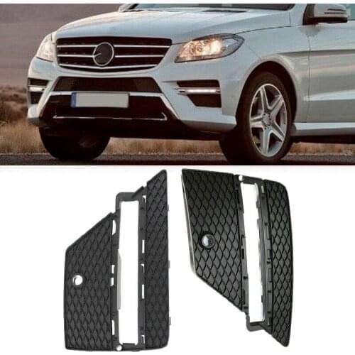 Car Front Daytime Running Fog Lights Grille Cover for Mercedes W166 ML250 ML350 ML400 1668852822 1668852922