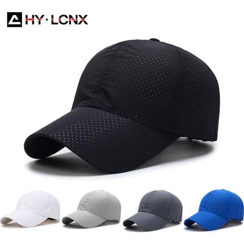 Spring Summer New Women Cotton Breathable Full Net Sun Baseball Cap Men Outdoor Sports Travel Adjustable Monochrome Cap