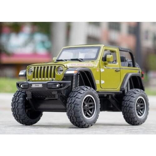 Miniauto 1:20 Wrangler-Rubicon Alloy Static Car Model Vehicle Model For Collection And Gift