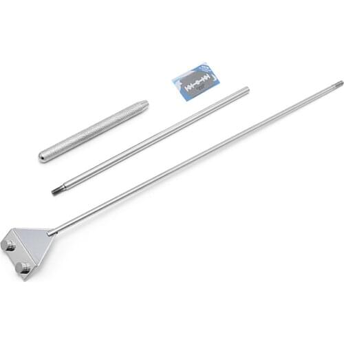 Aquarium Glass Fish Tank Stainless Steel Coralline Algae Scraper Blade Cleaner Big