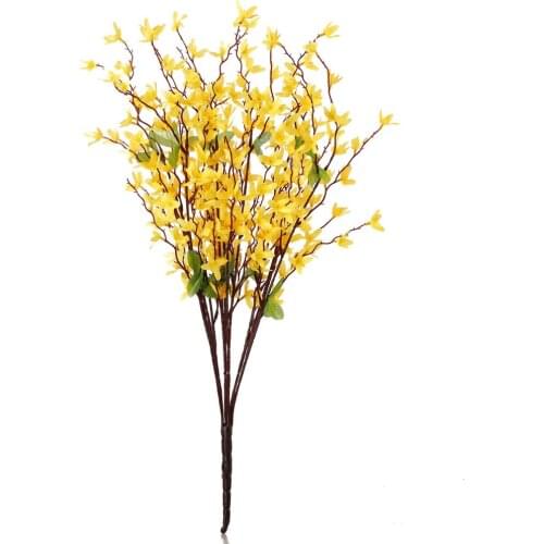 Wedding Floral Artificial Flowers Orchid Home Garden Fake Shiny Office Plant Pot Multifunction Decoration Outdoor Silk Bouquet