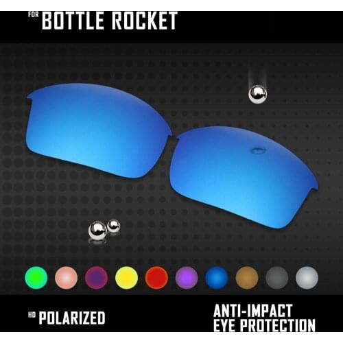 OOWLIT Lenses Replacements For Oakley Bottle Rocket OO9164 Sunglasses Polarized - Multi Colors