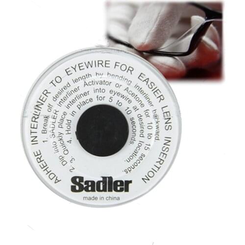 1PCS Lens Interliner Eyeglasses Glasses Lens Insertion Nylon Wire