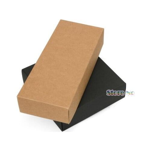 17*9*3.8cm Corrugated 350G kraft paper boxes Heaven and earth cover box,wallet gift candy food packing box 100pcs/lot