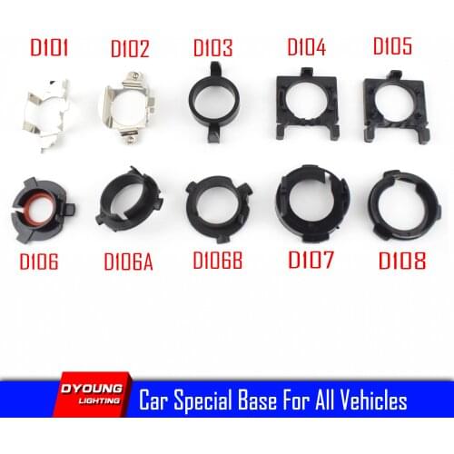 2Pcs LED Headlight H1 Adapter Bulb Holder Car Lamp Base Socket Xenon H7 For Audi BMW VW Opel Ford Focus Hyundai Kia Nissan