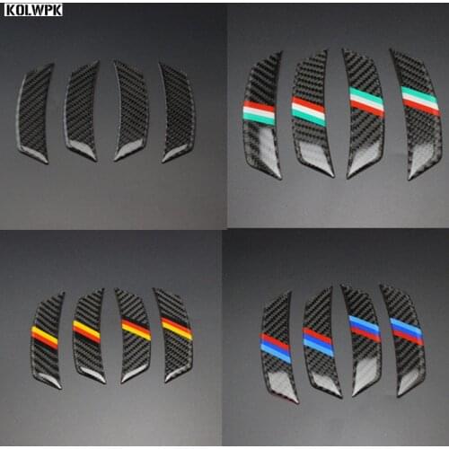 Car styling Carbon fiber wheel eyebrow protection sticker for Jeep Commander Compass Grand Cherokee Liberty Patriot Wrangler