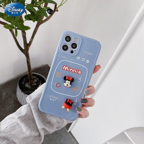 Disney Mickey Minnie cartoon phone case for iphone12promax/x/xs/8plus/xr cute phone cover for iPhone11 zz0524-15