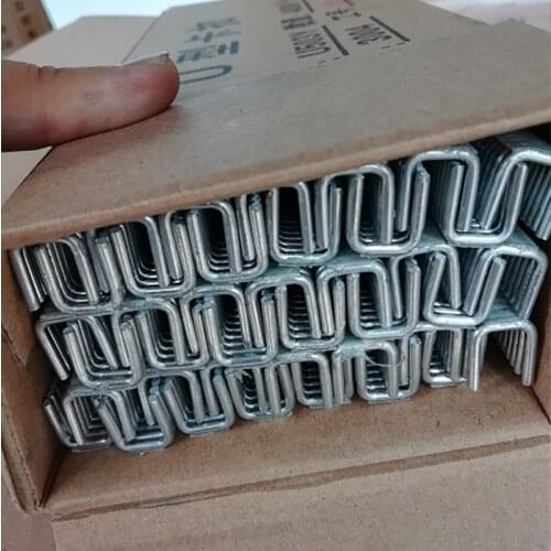 Four box U shape 506 503 Buckle Staples for Manual Sausage Clipper Plastic Bag Strapping Machine