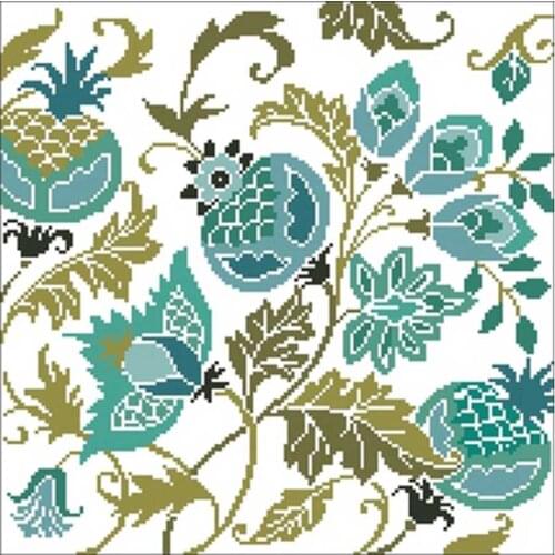 Badam Flower Pattern patterns Counted Cross Stitch 11CT 14CT 18CT DIY Cross Stitch Kits Embroidery Needlework Sets home decor