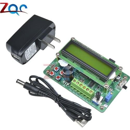 0.01Hz - 5MHz DDS Function Signal Generator Module 1602 LCD Display Sine Triangle Square Wave TTL Output Storage Recall Counter
