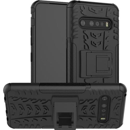 Hybrid Kickstand Case For LG V60 V50S G 8X K30 2019 Cases Shockproof With Stand Function Cover Cases