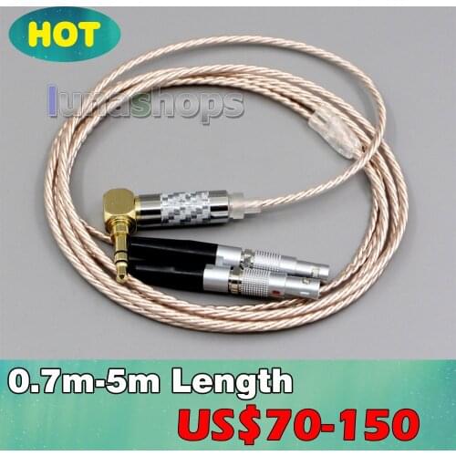 Hi-Res Silver Plated XLR 3.5mm 2.5mm 4.4mm Earphone Cable For Ultrasone Veritas Jubilee 25E 15 Edition ED 8EX ED15 LN006368