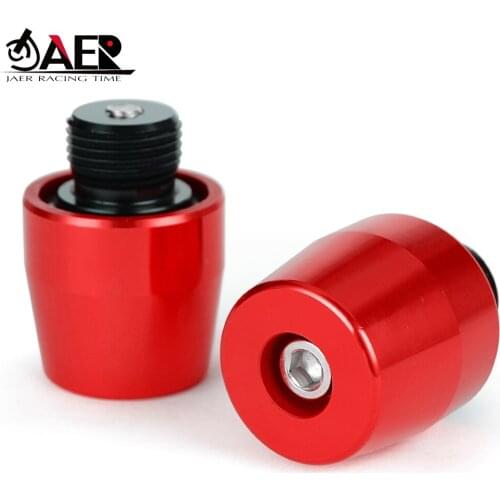 JAER Motor Grip Handle Bar End Cap CNC Handlebar Grips Plugs Slider for Benelli BN600 BN302 TNT125 TNT300 TNT600 TNT 125 300 600