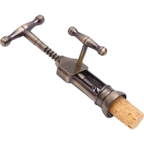 Creative Zinc Alloy Openers Metal Wine Opener for All Corkwood Stoppered Cap Bottles Corkscrew Home Party Decorating Tool