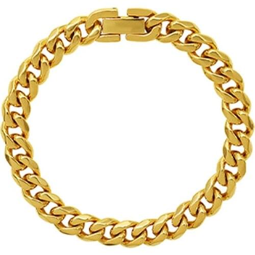 FYSARA 2021 Hot Sale Stainless Steel Jewelry Unique Design 8mm Thick Watch Clasp Bangles Minimalist Statement Summer Bracelets